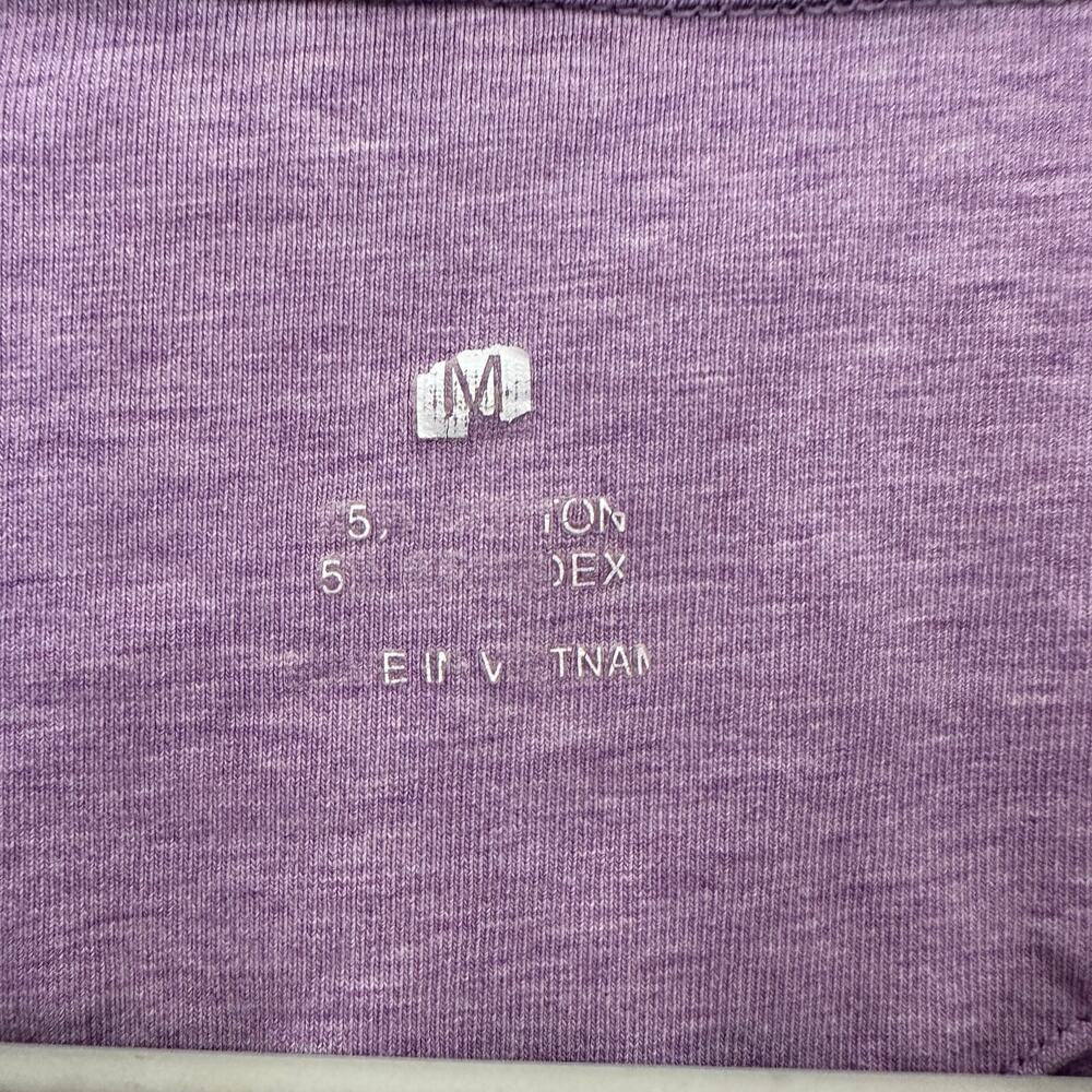 Johnny-o mens sz Medium polo shirt purple cotton preppy surf - Picture 4 of 7